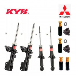 4 Amortecedores Kayaba + Kits Sampel Mitsubishi Lancer 2012/